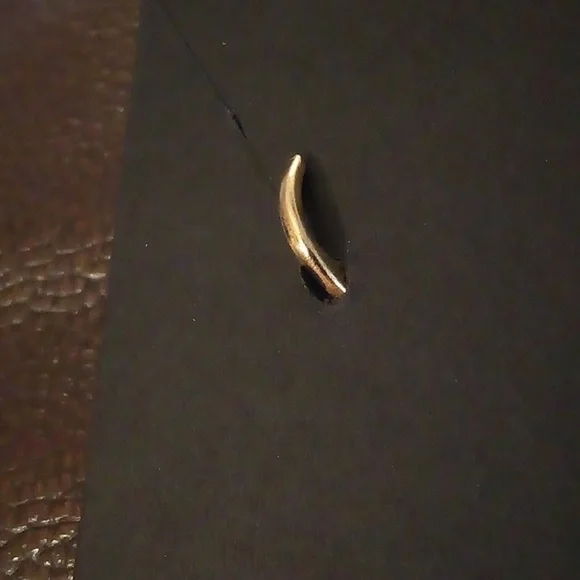 NWOT - Chessboard Heart Dangle Huggie Hoop Style Earrings - Picture 4 of 6